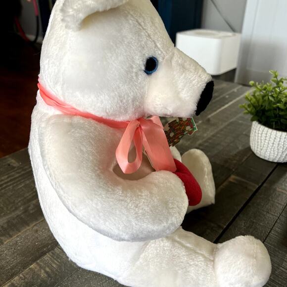 Wonder Toys Circus Circus White Teddy Bear Plush, Stuffed Animal - Picture 4 of 5